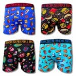 Gastro Boksinių Trumpikių Rinkinys | 4 vienetai [M-2XL]