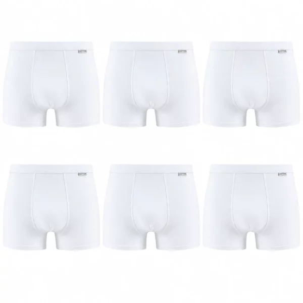 Balti bokseriai, 2XL: 9 vnt. už 6 vnt. rinkinio kainą.