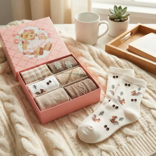 Moterų Dovanų Dėžutė | MEŠKUTIS – 6 Poros - produkto nuotrauka 1